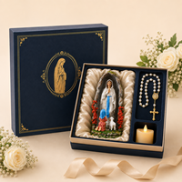 Statuette classique en résine Grotto, décor d'intérieur, peinte à la main, ornement de table, souvenir, cadeaux de remerciement pour anniversaire et mariage