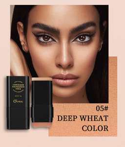 Venta caliente 2 en 1 <span class=keywords><strong>Foundation</strong></span> Stick Maquillaje facial Impermeable Naturaleza Cobertura completa Corrector Base con cepillo - Product Image 4