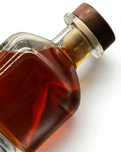 <strong>Wholesale</strong> <strong>Custom</strong> Matte/Frost Clear Liquor Fruit Short Vodka Glass Wine <strong>Bottle</strong> with Cork Sealing - Product Image 4