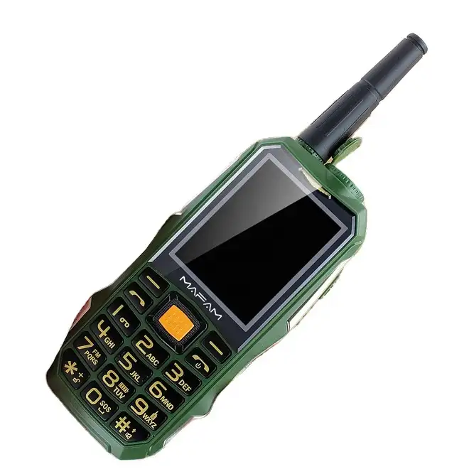 Sağlam cep telefonu IP67 su geçirmez cep telefonu walkie talkie ile inşaat işçileri çift sim cep telefonu