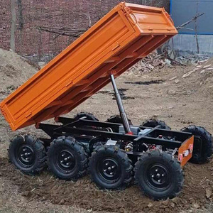 Camion Ribaltabile Elettrico da Montagna a Quattro Ruote Motrici, Semovente Idraulico con Telecomando, Capacità 500kg - Product Image 5