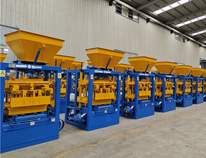 Halbautomat ische tragbare Ziegel herstellungs maschine Hohlbeton-Ziegel form maschinen - Product Image 3