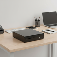 Caisse enregistreuse POS pour usage de bureau, cinq compartiments, comptage et tri automatiques, ABS durable