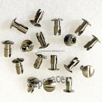 Pièces de voiture de course : Fixations Dzus à quart de tour en titane/acier à tête fendue sous coupure 1/4", 3/8", 7/16" pour châssis de kart de course