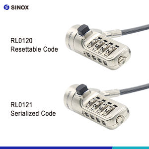 Verrou de tablette de qualité supérieure, verrou de sécurité pour ordinateur portable, verrou à combinaison pour fente en coin, verrou de bibliothèque pour ordinateur portable - Product Image 4