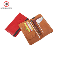 Luxe Premium Passeport Couverture Titulaire Véhicule Document Organisateur Bill Portefeuille RFID Protégé Smart Voyage Accessoire En Cuir Nappa