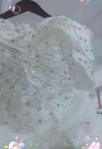 Gaun pengantin mewah berkilau 2025 gaun pengantin applique renda batu bersinar gaun pernikahan bahu terbuka gaun pengantin manik-manik - Product Image 3