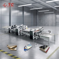 Machine de laminage à chaud multifonctionnelle à moteur 75 kW haute performance pour panneaux de bois avec largeur de panneau de 200 à 1300 mm