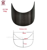 Prix d'usine abordable, visière personnalisée en PET/PVC, accessoires de chapeau à bord solide et imperméable, style professionnel