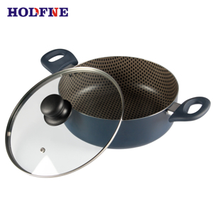 Tốt nhất bán 2 cái nhôm chậu nấu ăn thiết lập soong không dính tùy chỉnh đồ dùng nhà bếp súp nồi đặt - Product Image 5