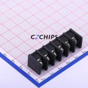 WJ35S-B-8.25-6P Barrier Terminal Block Through hole Component (THT),P=8.25mm Connector Two Sides 8.25mm 1x6P Straight Pin - Product Image 1