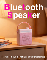 Altavoz Inalámbrico de Tela para 5.4, 5W, Batería de 1200mAh, Diseño Colgante, Compatible con MP3, Tarjeta de Memoria, 3-5 Horas de Reproducción, Ideal para Fiestas en Casa