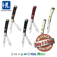 Couteau de poche pliant HL Grafting, personnalisable, qualité OEM, pour le camping, lame en acier inoxydable 7CR17 ultra-affûtée