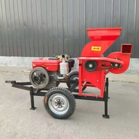 Machine intégrée de décorticage et de décortiqueuse de maïs, décortiqueuse de maïs mobile, version à moteur diesel.