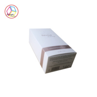 Boîte cadeau de luxe personnalisée en papier ondulé pour les soins de la peau maquillage fond de teint magnétique rigide en carton pliable pour emballage de qualité supérieure
