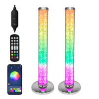 Lumière intelligente LED RGB colorée à puce, avec détection de rythme et synchronisation musicale, pour bars et fêtes, effet diamants