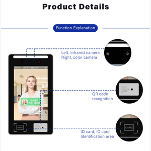 Penjualan langsung dari pabrik mesin pengendali waktu rekaman kehadiran wajah dengan kode QR dan pembaca sidik jari - Product Image 3