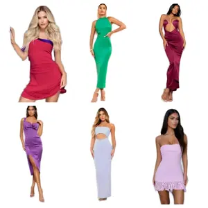 Ropa al por Mayor de Alta Calidad, Paquete Mixto de Proveedor, Ropa de Mujer al por Mayor, Vestidos Modelo QZ-067, Origen CN/GUA, Surtido Aleatorio - Product Image 3