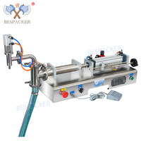 Machine de remplissage automatique de liquides Bespacker pour vin, huile, boissons, remplisseuse volumétrique haute vitesse
