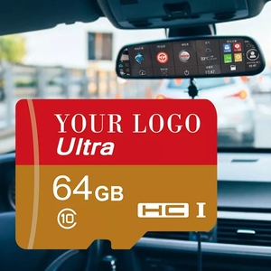 Prix d'usine, haute vitesse, logo personnalisé, Hybour TF001, carte en plastique noir compatible avec plusieurs appareils, carte SD, carte TF, carte mémoire - Product Image 2