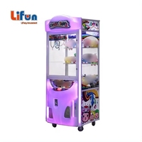 Lifun Crazy Toy 2 Arcade LED Machine à grue à monnayeur/billets avec lecteur de cartes, personnalisable et modulable