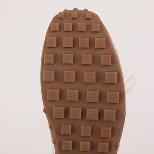 2026 new design spring collection - Retro flat lace-up shoes - Versatile casual sportswear - Color <b>block</b> patterned shoes - Product Image 5