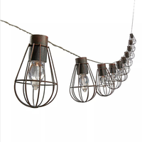 Guirlande lumineuse solaire en forme de boule, lampes solaires d'extérieur, lampes LED étanches pour jardin
