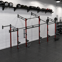 Barre de traction murale robuste réglable pour usage commercial, idéale pour la musculation et l'entraînement en salle de sport (vente en gros)