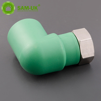 20x1/2 "-32x1" SAM-UK PPR UNION COUDE Eau Ppr Raccord de tuyau de plomberie Coude de compression Noms du raccord de tuyau Ppr