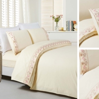 Ensemble de draps en microfibre polyester à dentelle 4 pièces certifié OEKO BSCI ISO