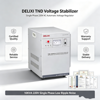 Stabilisateur de tension monophasé DELIXI TND 220V AVR, régulateur de tension automatique 1KVA 2KVA 3KVA 5KVA 10KVA pour la maison et le bureau