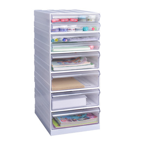 Chất Lượng Tốt New Nhựa Tủ Tập Tin Tổ Chức Máy Tính Để Bàn Hộp Lưu Trữ Cho Nhà Văn Phòng Và Phòng Khách Cho Văn Phòng Bàn Ngăn Kéo - Product Image 1