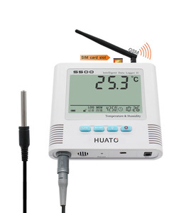 תרופות huato וניהול מחסן מזון ss טמפרטורה אזעקת לחות - Product Image 5