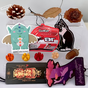 Diffuseur d'air pour voiture avec éclairage d'ambiance et parfum de rose, aromathérapie longue durée, cadeau promotionnel - Product Image 6