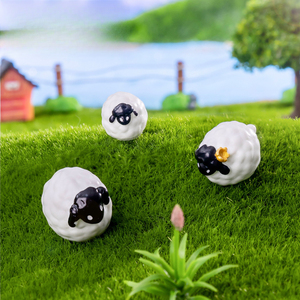 Nouvel accessoire décoratif suspendu pour micro-paysage - Petite brebis - Aménagement paysager de jardin DIY - Mini ornement - Product Image 2