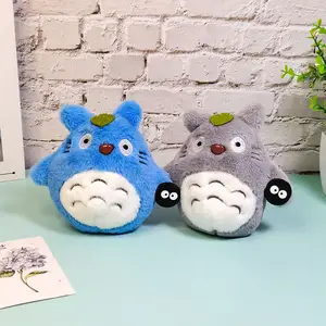 Commercio all'ingrosso Kawaii carino piccola decorazione coniglio gatto Totoro peluche peluche per bambini regalo portachiavi in metallo