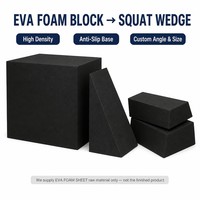Feuille de mousse EVA haute densité, matière première pour fabricants de cale de fitness, antidérapante, durable, pour découpe et moulage, 20-80 Shore C