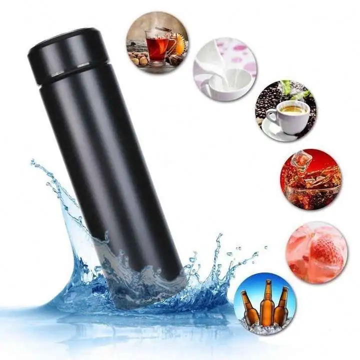Botella Para De Agua Deportiva Acero Inoxidable Termo 500ml 17 oz Insulated Metal Stainless Steel Drink Gym Sports Water Bottle