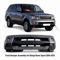 Ensemble de pare-chocs avant pour Range Rover Sport L320 2010-2013, avec trous pour feux antibrouillard, capteurs de stationnement, plaque de protection OEM LR015073