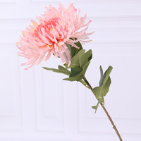 Fleurs artificielles en tissu chrysanthème griffe de dragon Shangchu pour décoration de mariage et d'arrangements floraux de lieux de réception