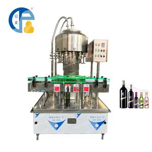 Hot sell Automatic nitrogen injection rotary juice bottle filling machine drinking vodka wine juce filling machine