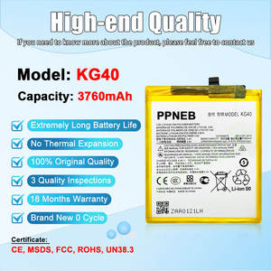 Batería de Fábrica al por Mayor para <span class=keywords><strong>Motorola</strong></span> KG40 <span class=keywords><strong>G8</strong></span>, Baterías para Teléfono Móvil de 4000 mAh, Garantía de 18 Meses - Product Image 2