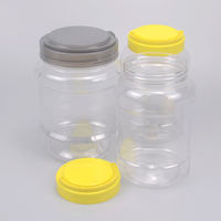 Récipient de stockage d'aliments pour animaux de compagnie sans BPA 1 litre 1 pot en plastique hermétique de 5 litres avec couvercle verrouillable pour l'approvisionnement direct en usine d'aliments secs