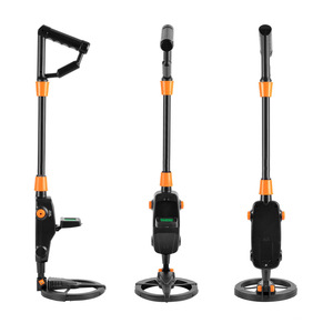 Metal Detector For Kids Outdoor Use Sound Alarm Black Plastic 700mm Length - Product Image 1