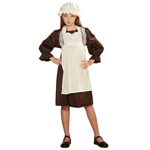 Ensemble de costume de cosplay de demoiselle victorienne pour filles HP, tablier en polyester, pour Halloween, carnaval, fête costumée, jeu de rôle - Product Image 3