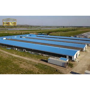 Yüksek Kaliteli Prefabrik Çelik Yapı Ekolojik Hayvan Barınağı İnek At Koyun - Product Image 6