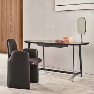 Tavolo da Toeletta Moderno per Camera da Letto, Stile Minimalista, Mobile Multifunzionale Elegante <span class=keywords><strong>con</strong></span> Specchio per <span class=keywords><strong>Donne</strong></span> - Product Image 2