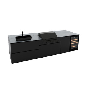 Grill BBQR <span class=keywords><strong>Barbecue</strong></span> au propane avec 3 brûleurs, boutons de température réglables et pieds pliables, adapté aux voyages en camping - Product Image 1