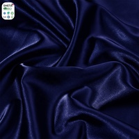 Vente en gros en stock 100% polyester 150cm de largeur imitant le tissu de satin de soie