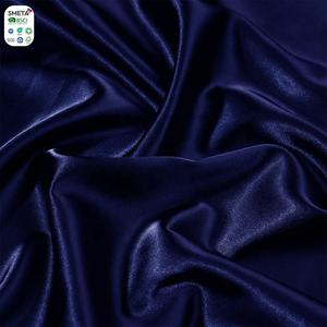 Venta al por mayor En stock 100% Poliéster 150cm Ancho Imitar Seda Satén Tela - Product Image 5